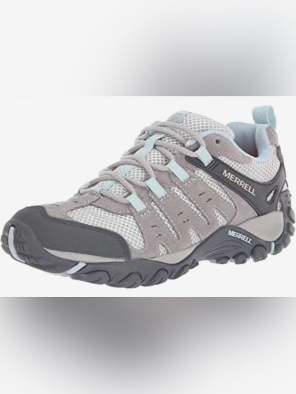 Merrell Accentor Women's Gray and Light Blue Trail Sneakers